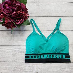 Under Armour UA Sports Bra Large Teal Compression